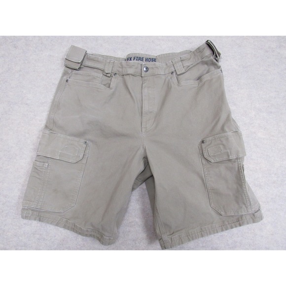 Duluth Trading Co Other - Duluth Trading Co Flex Fire Hose Cargo Shorts Mens 42 Tan Khaki Work Utility